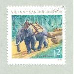 Ele. Briefmarken Vietnam 1973